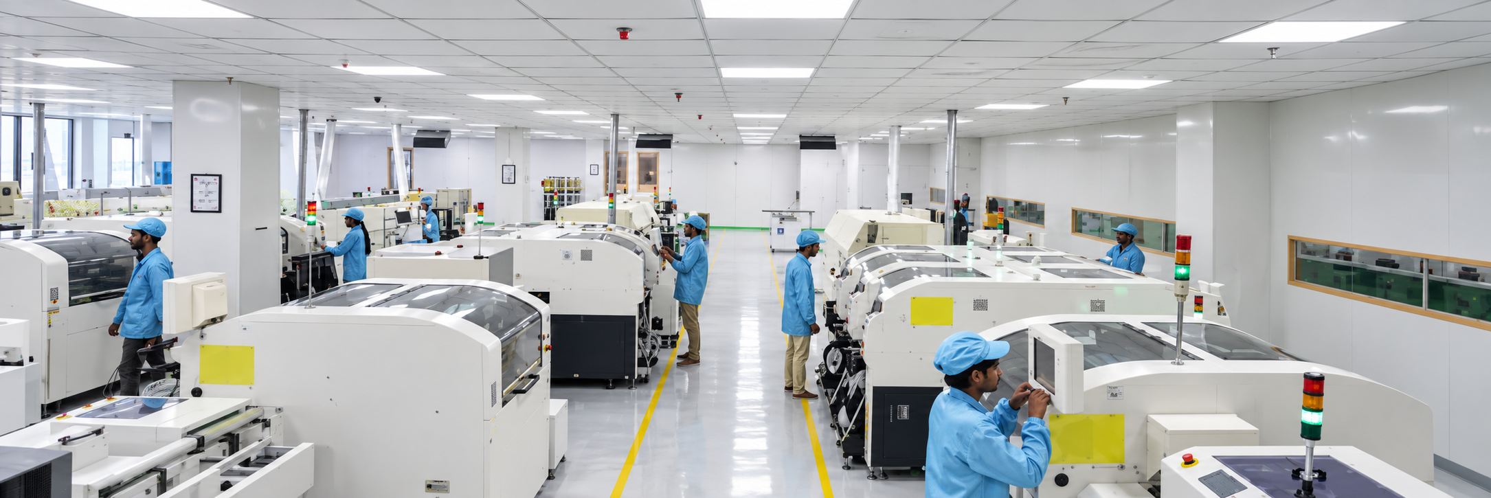 Overdrive production floor and manufacturing infrastructure